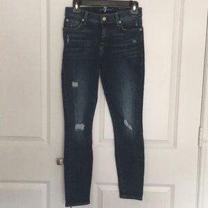 7 for all mankind Blue Jeans Size 25